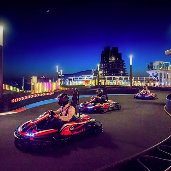 norwegian cruise go kart track creditnorwegiancruiseline