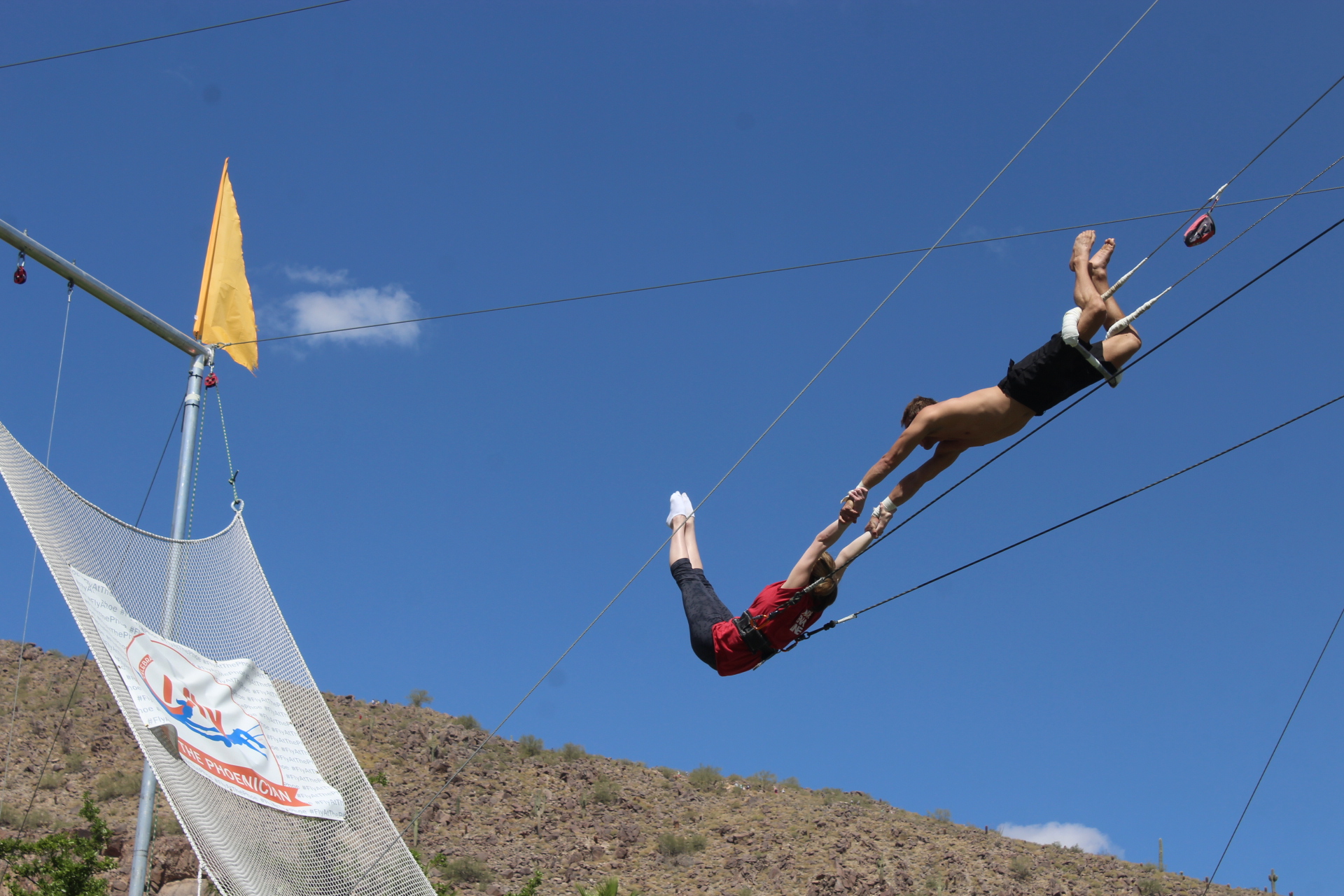 Taylor Seely AZ Foothills Intern Student of iFly Trapeze at The Phoenician