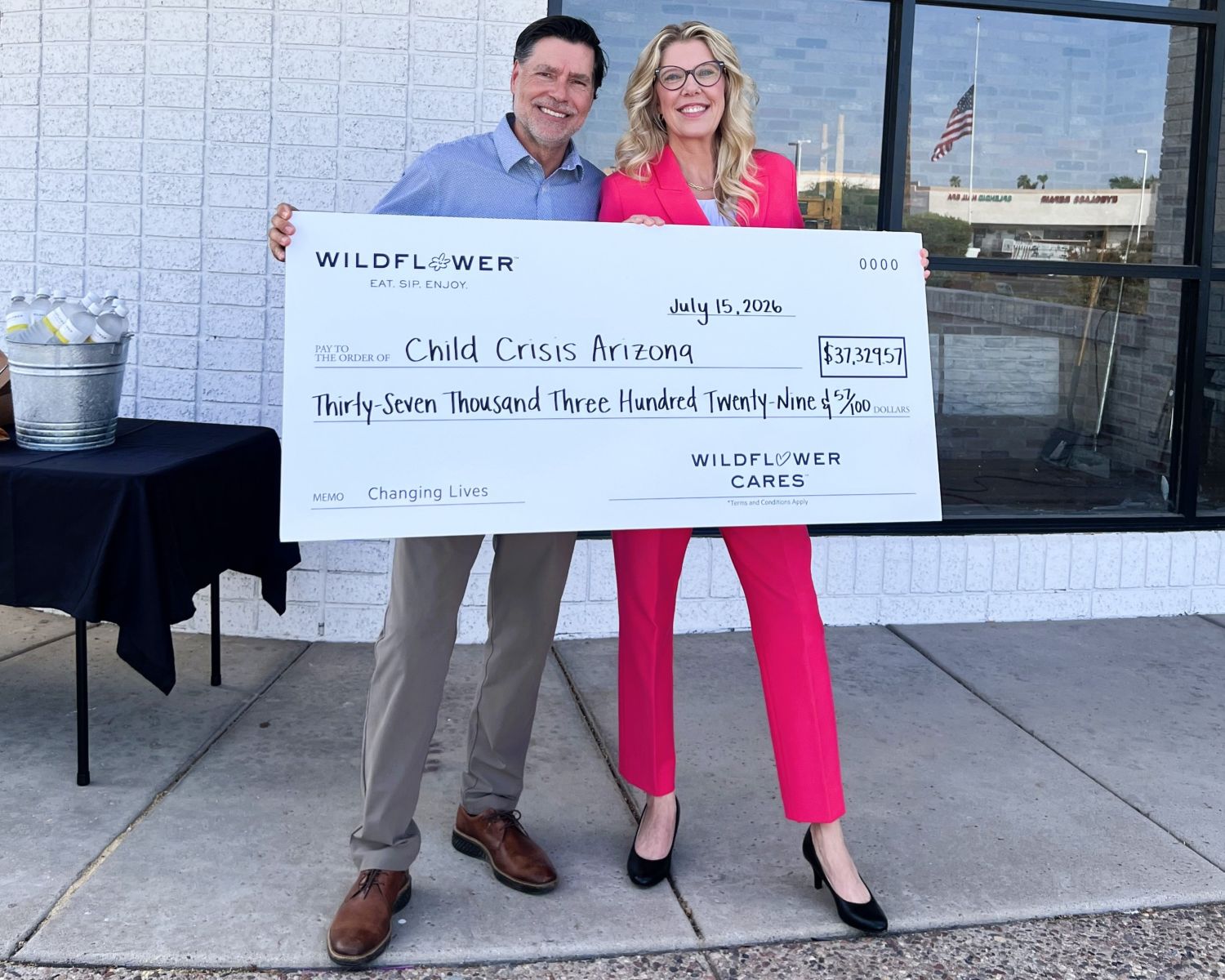 Wildflower CEO Jim Nagy with Child Crisis Arizona CEO Torrie A. Taj (courtesy of Child Crisis Arizona).jpg