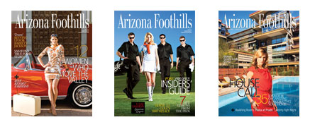 Arizona Foothills Magazine Covers