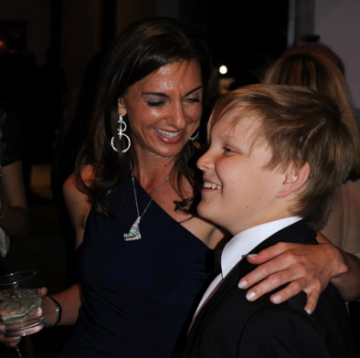 Lisa Handley Kids at Heart Award Recipient and son Spencer