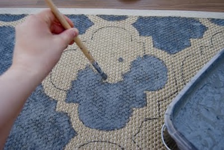 Ikea-Painted-Rug 2