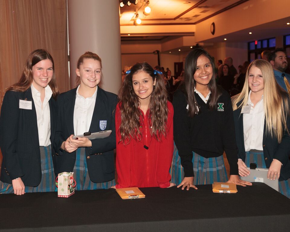 Holiday Gala Xavier Student Ambassadors