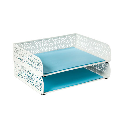 Brocade Letter Tray