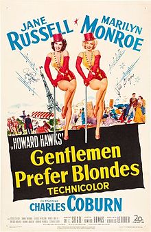 220px-Gentlemen Prefer Blondes 1953 film poster