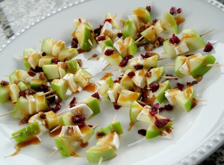 Carmel Apple and Brie Skewers App