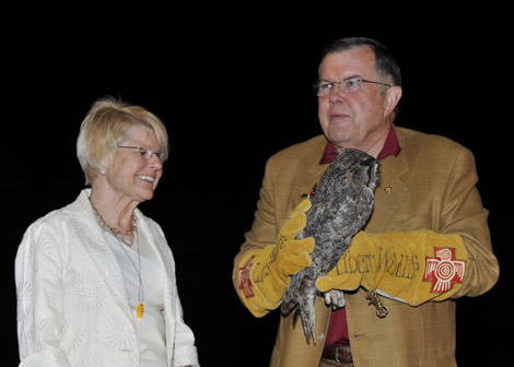 craig with owl