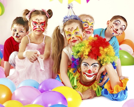 Birthday Party Header Kids