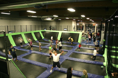 Flip Dunk Trampoline Area