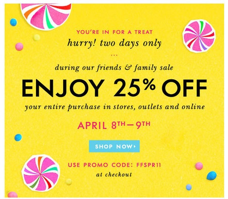 Kate Spade Friends & Family This Weekend Offers 25% Off Everything!
