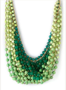 Lee Angel Ombré Bib Necklace