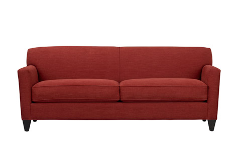 Crate-and-Barrel-Hennessy-Sofa-in-Tomato-Red