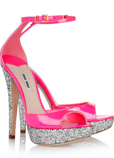 Glitter-finish-patent-leather-sandals