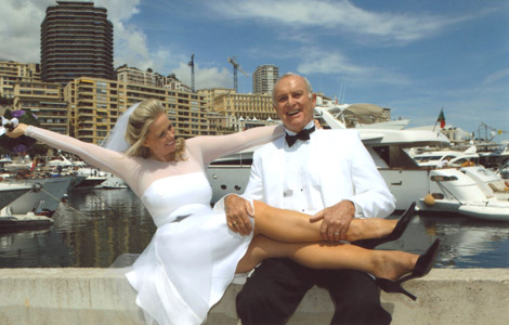 Photo 2 Bob and Pat in Monaco for Wedding credit Bondurant School