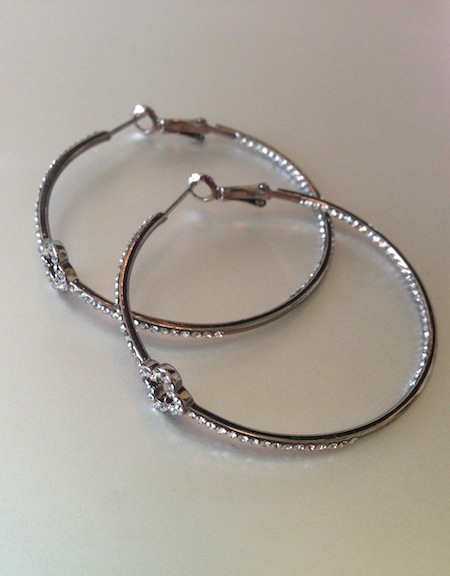 Allison Lauren Clover Hoop Earring