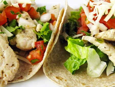 Lime Chicken Soft Tacos Recipe