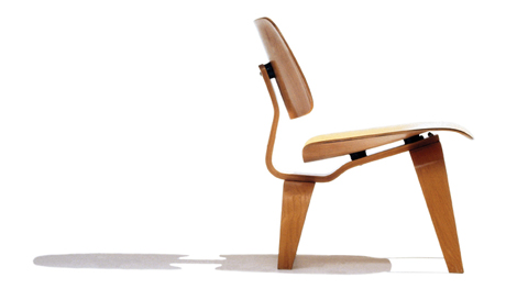 eames molded plywood chair