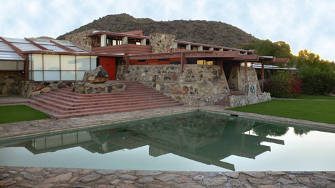 Taliesin West morning light credit Judith Bromley