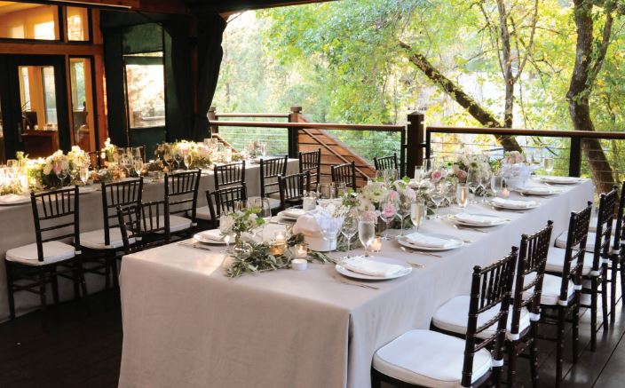 creekside clubhouse calistoga ranch elopement