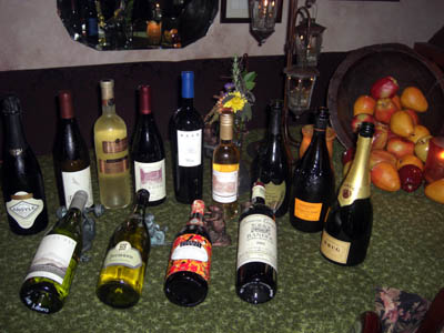 wines at herbfarm