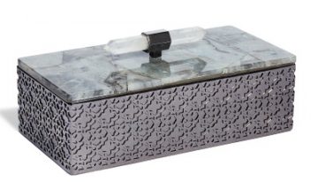 Rectangle Filigree Box In Labradorite, $225 Rectangle Filigree Box In Labradorite, $225