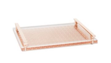 Filigree Tray in Rose Gold, $225 Filigree Tray in Rose Gold, $225