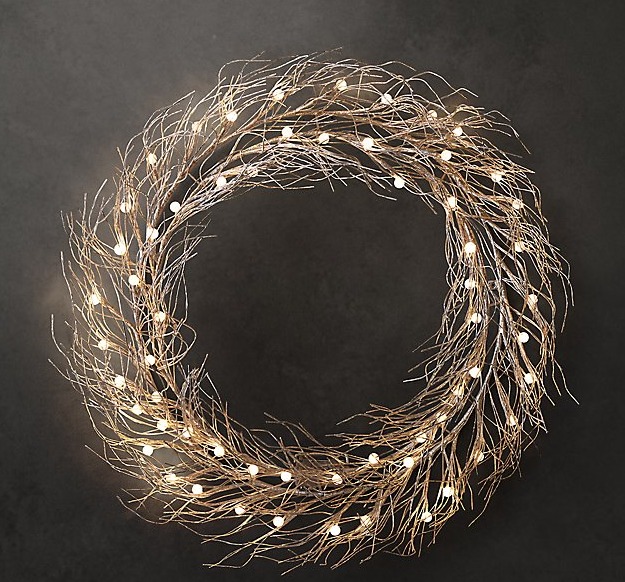 Restoration Hardware Christmas Wreath 
