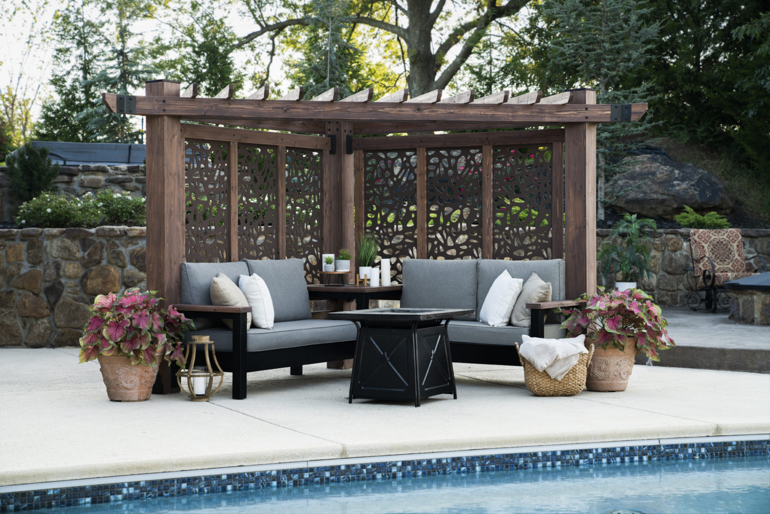 Create a Backyard Oasis with Cabana Pergola