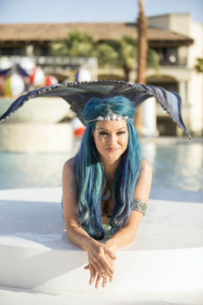 Moon Mermaid at Sunset Beach at the Fairmont Scottsdale Princess