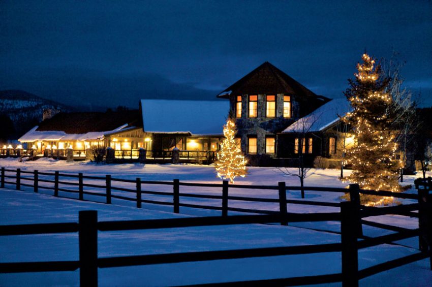 White Christmas Dreams in Montana at The Resort at Paws Up
