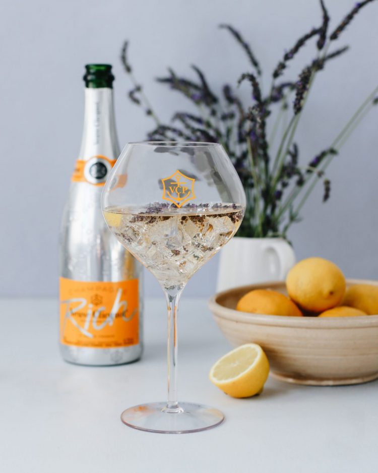 Summerhouse - Veuve Clicquot Rich ~ perfect with fruits on ice