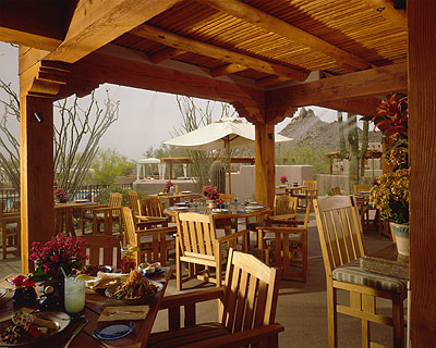 Outdoor Dining at Saguaro Blossom