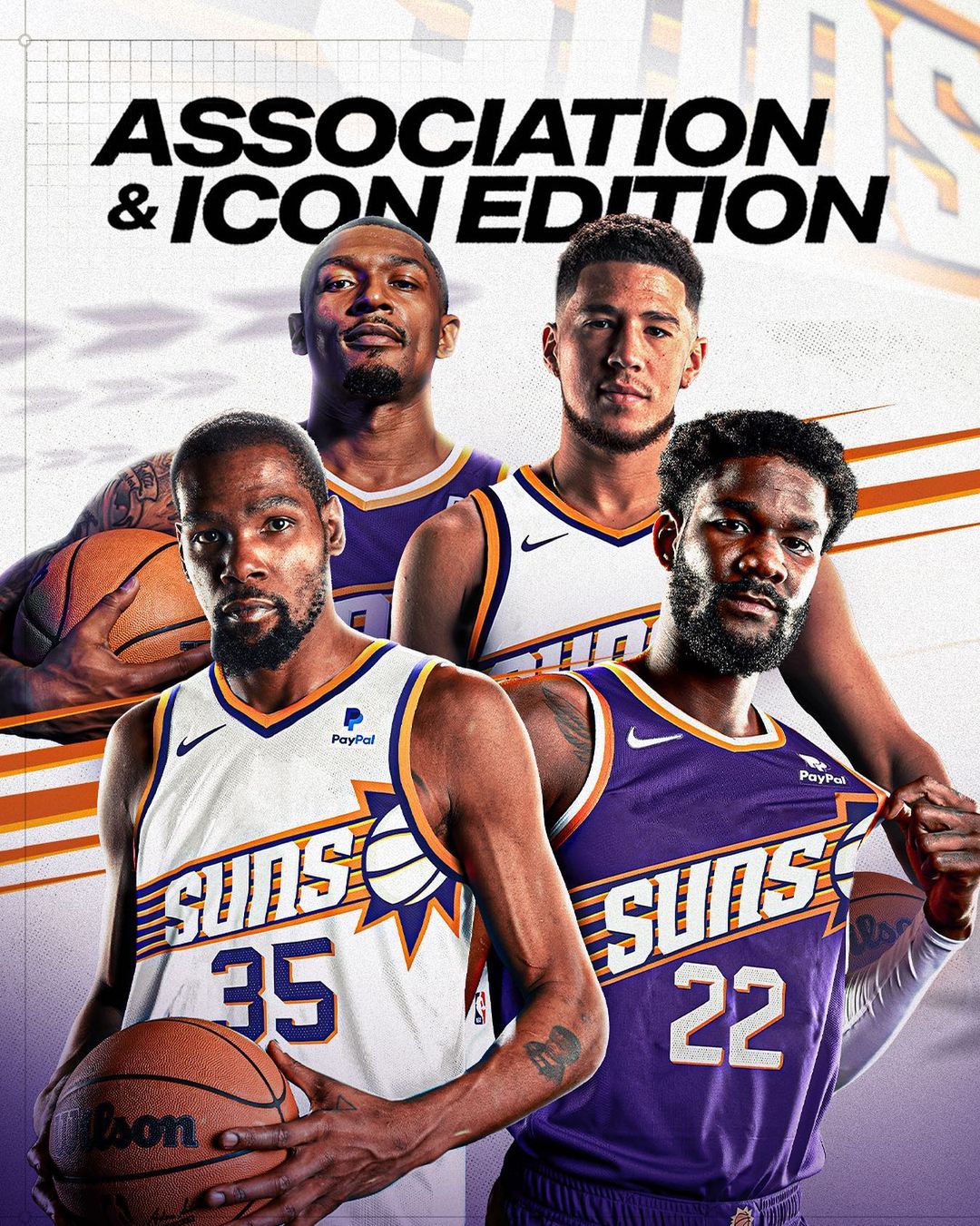 Phoenix Suns uniforms through the years