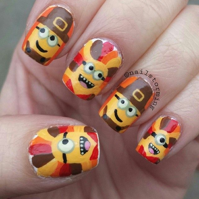 Do It Yourself Thanksgiving Nail Art - Do It Yourself Thanksgiving Nail Art
