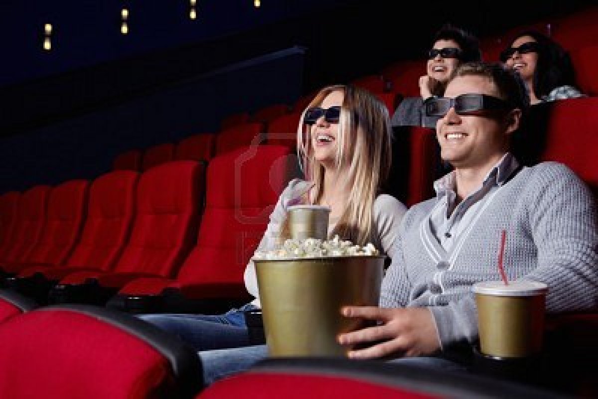 movies watching cinema 3d laughing must esl summer someone speaking glasses while lesson young plans challenge popcorn ielts course saw