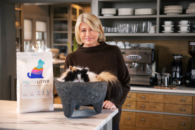 World’s Smartest Cat Litter Brand, PrettyLitter, Partners with Martha