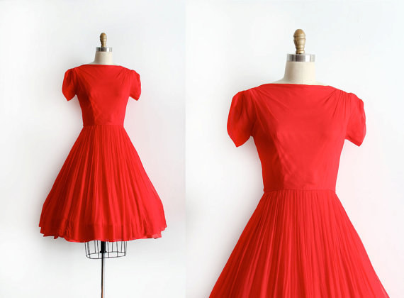 vintage holiday dress