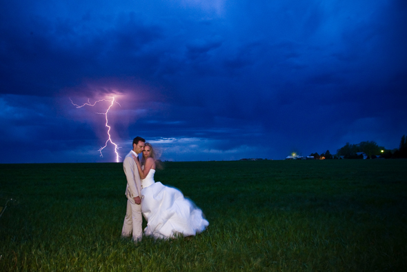 Bad Weather and Natural Disasters Lead to Incomparable Wedding Photos