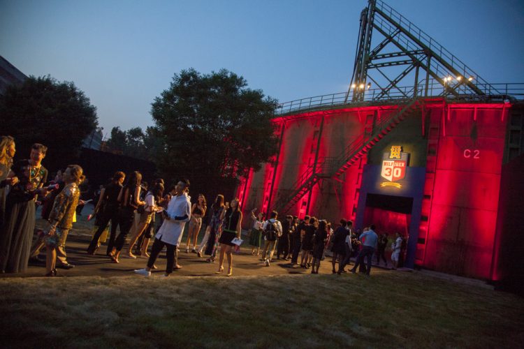 Attendees entering Tommy Hilfiger Fall 2015 Runway Show, Beijing, China, May 26, 2015.
